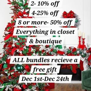 Festive Red and Green Holiday Garland